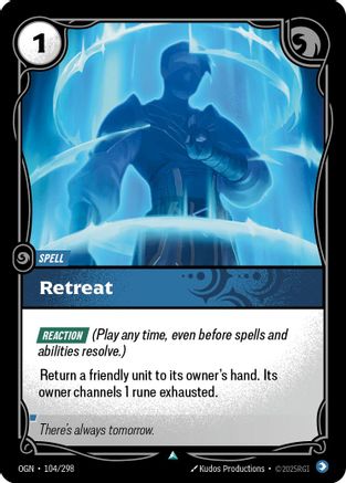 Retreat (104/298) - Origins Foil-1