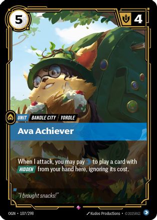 Ava Achiever (107/298) - Origins Foil-1