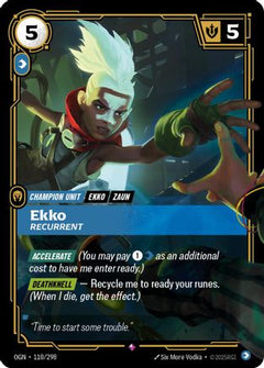 Ekko - Recurrent (110/298) - Origins Foil-1