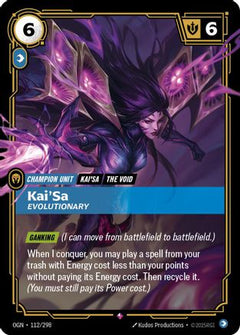 Kai'Sa - Evolutionary (112/298) - Origins Foil-1