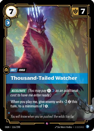 Thousand-Tailed Watcher (116/298) - Origins Foil-1