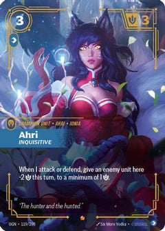 Ahri - Inquisitive (119/298) - Origins Foil-1