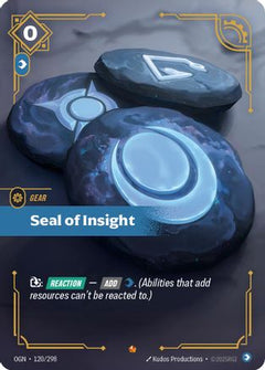 Seal of Insight (120/298) - Origins Foil-1