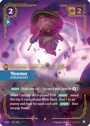 Teemo - Strategist (121/298) - Origins Foil-1