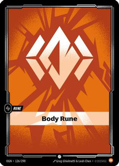 Body Rune (126/298) - Origins Foil-1