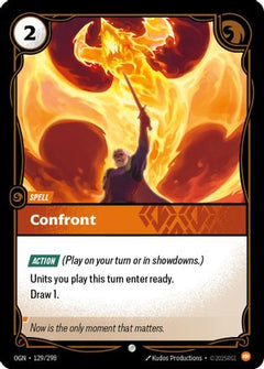 Confront (129/298) - Origins Foil-1
