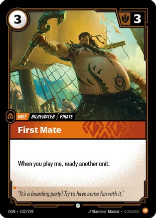 First Mate (132/298) - Origins Foil-1