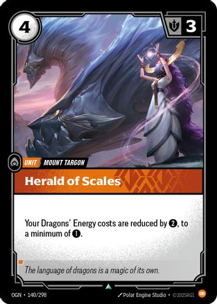 Herald of Scales (140/298) - Origins Foil-1