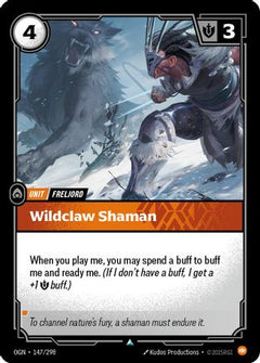 Wildclaw Shaman (147/298) - Origins Foil-1