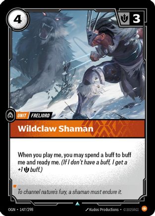 Wildclaw Shaman (147/298) - Origins Foil-1