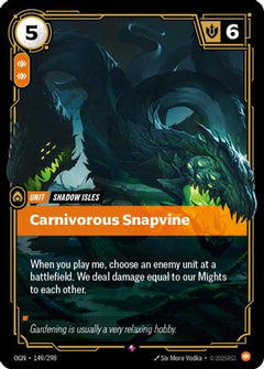 Carnivorous Snapvine (149/298) - Origins Foil-1