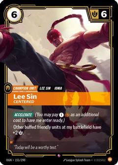Lee Sin - Centered (151/298) - Origins Foil-1