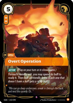 Overt Operation (153/298) - Origins Foil-1
