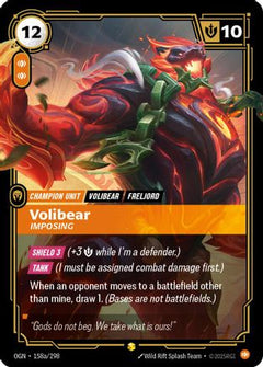 Volibear - Imposing (Alternate Art) (158a/298) - Origins Foil-1