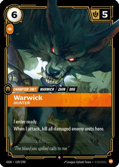 Warwick - Hunter (159/298) - Origins Foil-1