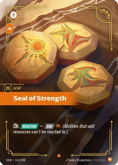 Seal of Strength (163/298) - Origins Foil-1
