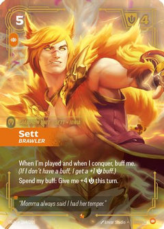 Sett - Brawler (164/298) - Origins Foil-1