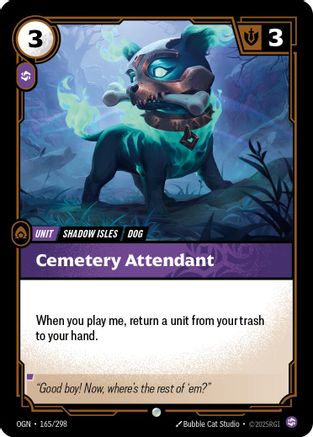 Cemetery Attendant (165/298) - Origins Foil-1