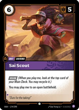 Sai Scout (174/298) - Origins Foil-1