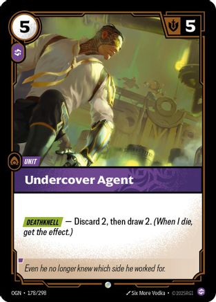 Undercover Agent (178/298) - Origins Foil-1