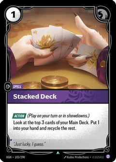 Stacked Deck (183/298) - Origins Foil-1