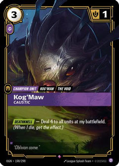 Kog'Maw - Caustic (190/298) - Origins Foil-1