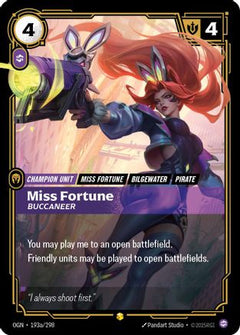Miss Fortune - Buccaneer (Alternate Art) (193a/298) - Origins Foil-1