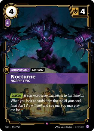 Nocturne - Horrifying (194/298) - Origins Foil-1