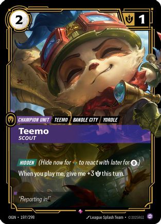 Teemo - Scout (197/298) - Origins Foil-1