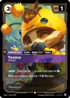 Teemo - Scout (Alternate Art) (197a/298) - Origins Foil-1