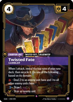 Twisted Fate - Gambler (200/298) - Origins Foil-1