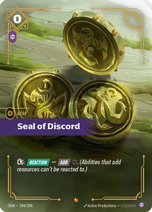 Seal of Discord (204/298) - Origins Foil-1