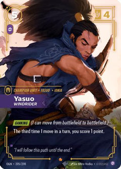 Yasuo - Windrider (205/298) - Origins Foil-1