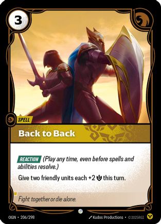Back to Back (206/298) - Origins-1