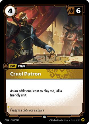 Cruel Patron (208/298) - Origins-1