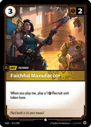 Faithful Manufactor (211/298) - Origins-1