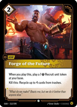 Forge of the Future (212/298) - Origins Foil-1