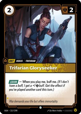 Trifarian Gloryseeker (217/298) - Origins Foil-1