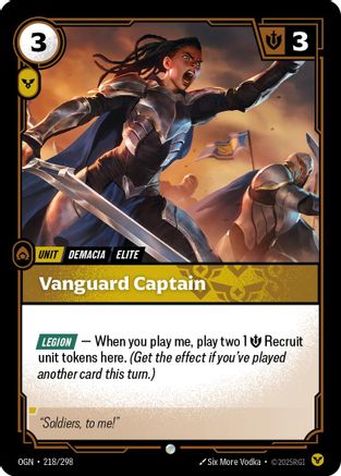 Vanguard Captain (218/298) - Origins Foil-1