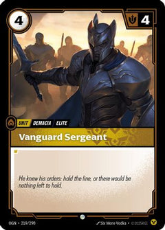 Vanguard Sergeant (219/298) - Origins Foil-1