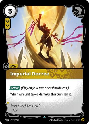 Imperial Decree (221/298) - Origins Foil-1