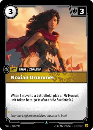 Noxian Drummer (222/298) - Origins Foil-1