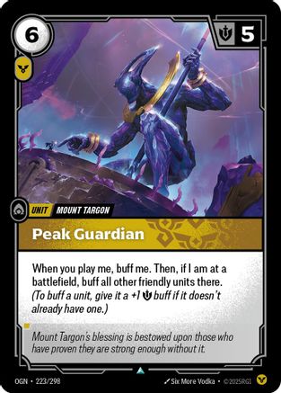 Peak Guardian (223/298) - Origins Foil-1