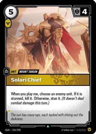 Solari Chief (225/298) - Origins Foil-1