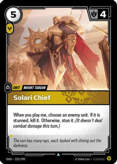 Solari Chief (225/298) - Origins Foil-1