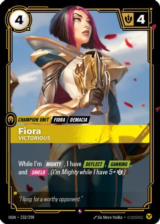 Fiora - Victorious (232/298) - Origins Foil-1