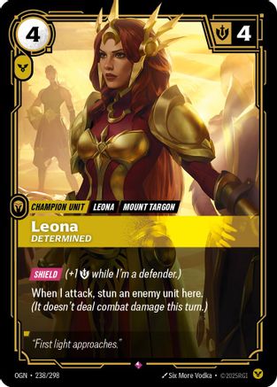 Leona - Determined (238/298) - Origins Foil-1