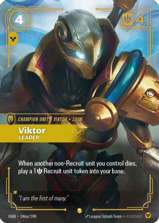 Viktor - Leader (Alternate Art) (246a/298) - Origins Foil-1
