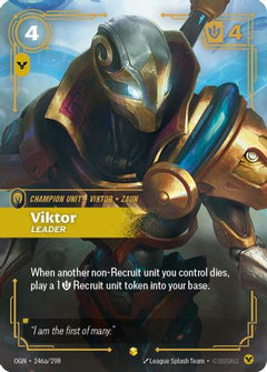 Viktor - Leader (Alternate Art) (246a/298) - Origins Foil-1