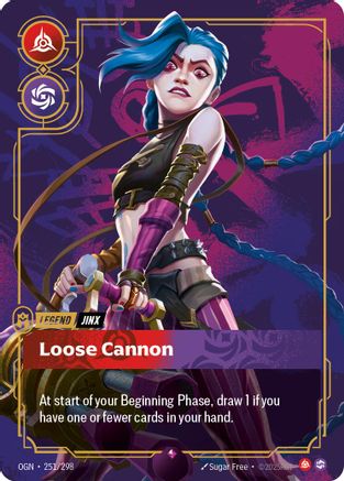 Jinx - Loose Cannon (251/298) - Origins Foil-1